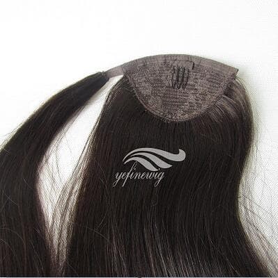 Human hair Ponytail hair extensions